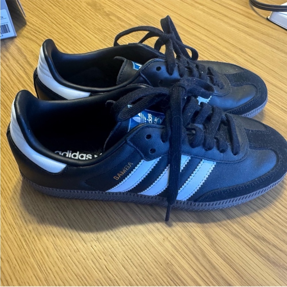 Adidas Samba Black Sneakers with White Stripes